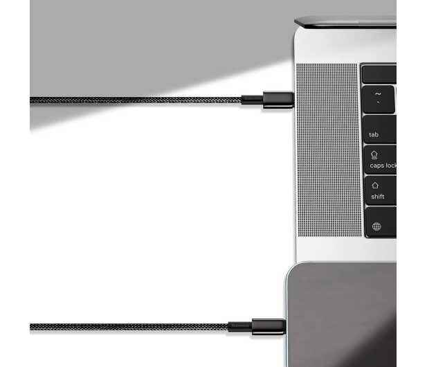 Baseus Kabel CATLWJ-01 Lightning - USB-C PD 20W 480Mb/s 1m - czarny - 1502160 - zdjęcie 2